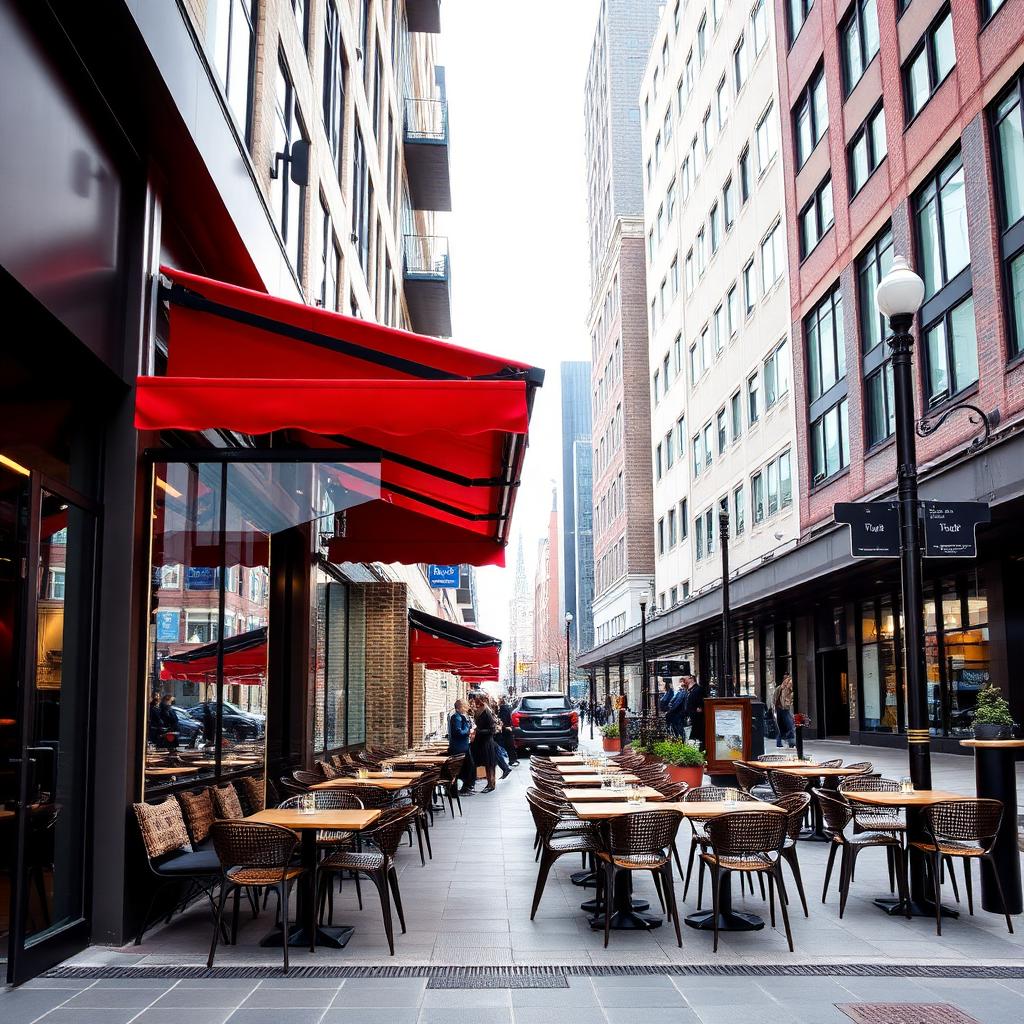 Kafe rüzgar koruma sistemi