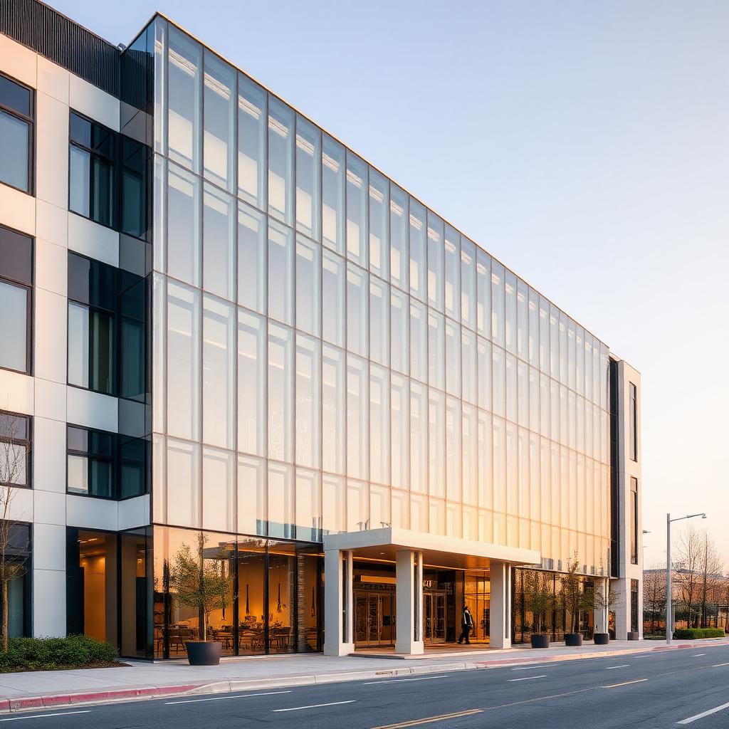 Ticari bina rüzgar kırıcı