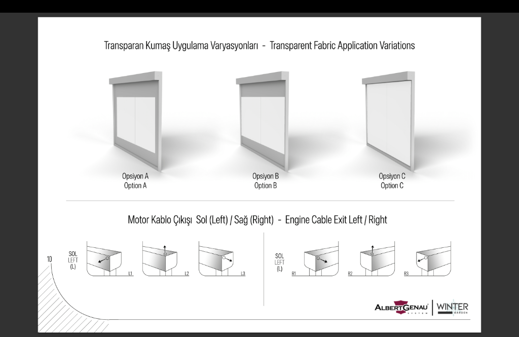 Zip Perde Kumaş ve Renk Seçenekleri