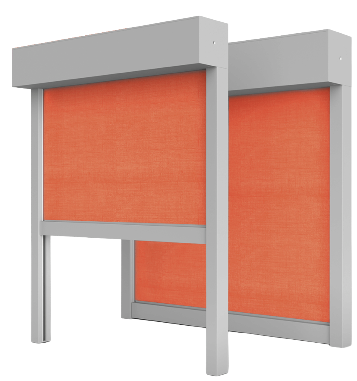 Dikey Zip Perde Kumaş ve Profil Detayı