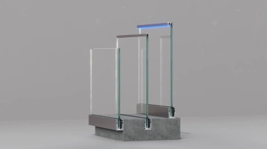 Linera LED Aydınlatmalı Küpeşte Profili