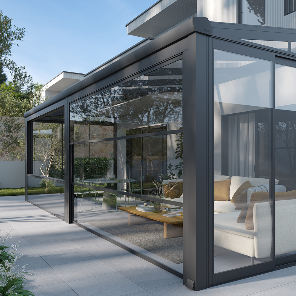 Havuz başı kış bahçesi kapatma